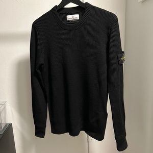 Stone Island Ribbed Crewneck Knit